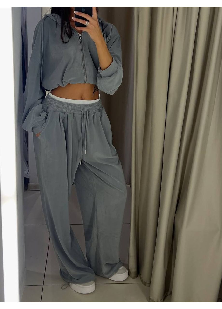 Женский костюм из плюшевого велюра – Размерная сетка в описании. DK/DL Мода без кордонів (360750122)