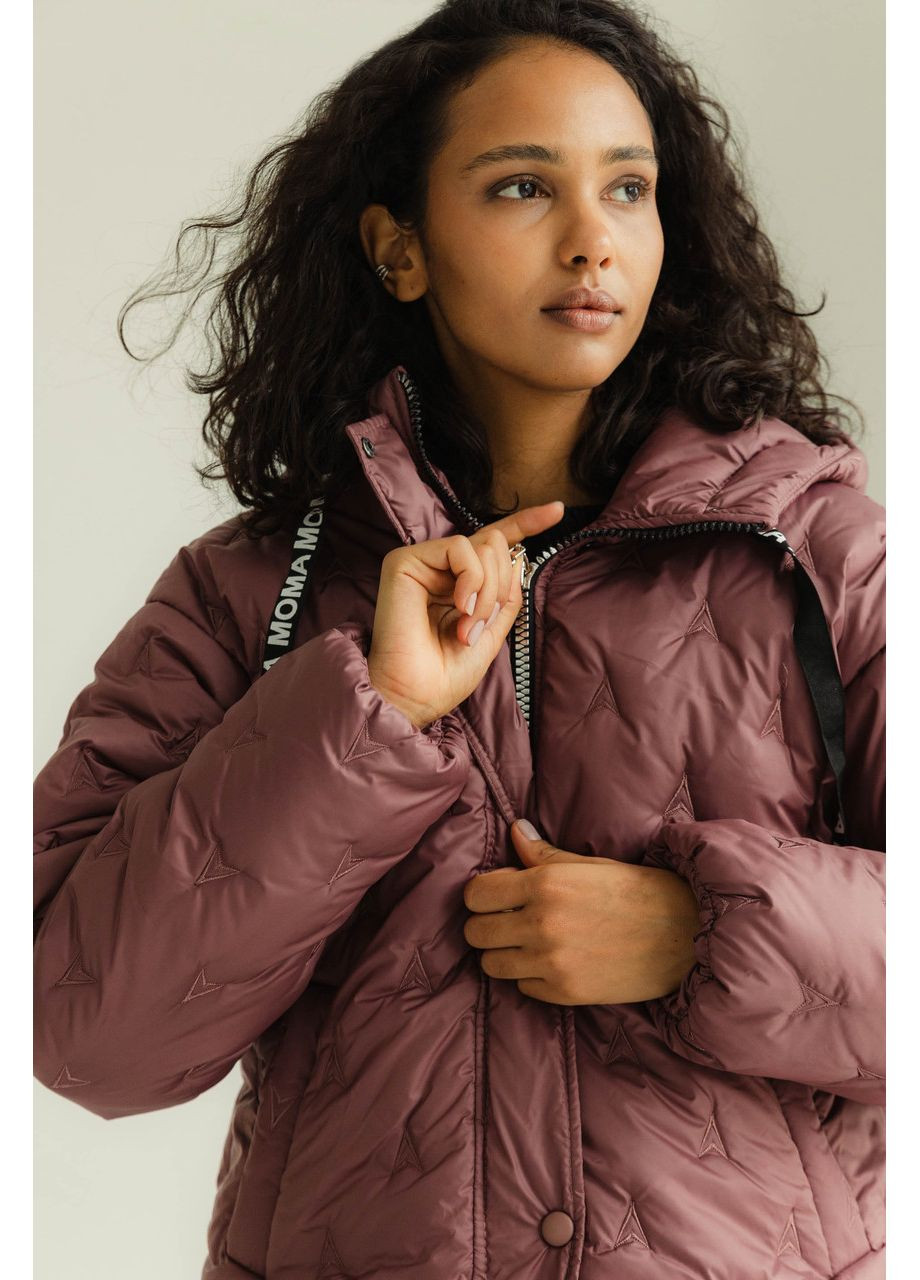 Коричнева зимня коричнева демісезонна куртка Seventeen