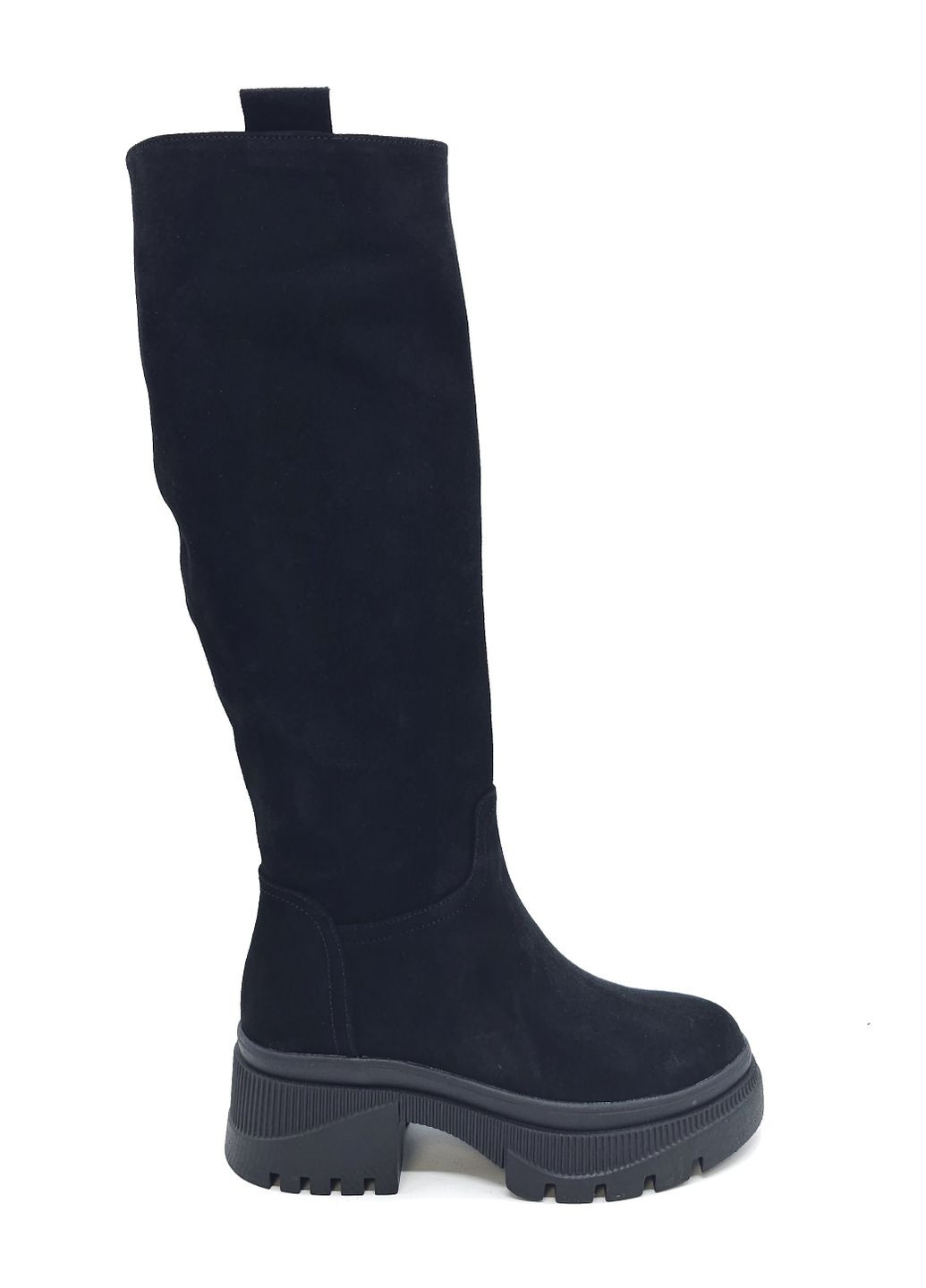 Жіночі чоботи єврозима чорні замшеві MR-19-3 23,5 см (р) Morento (271828051)