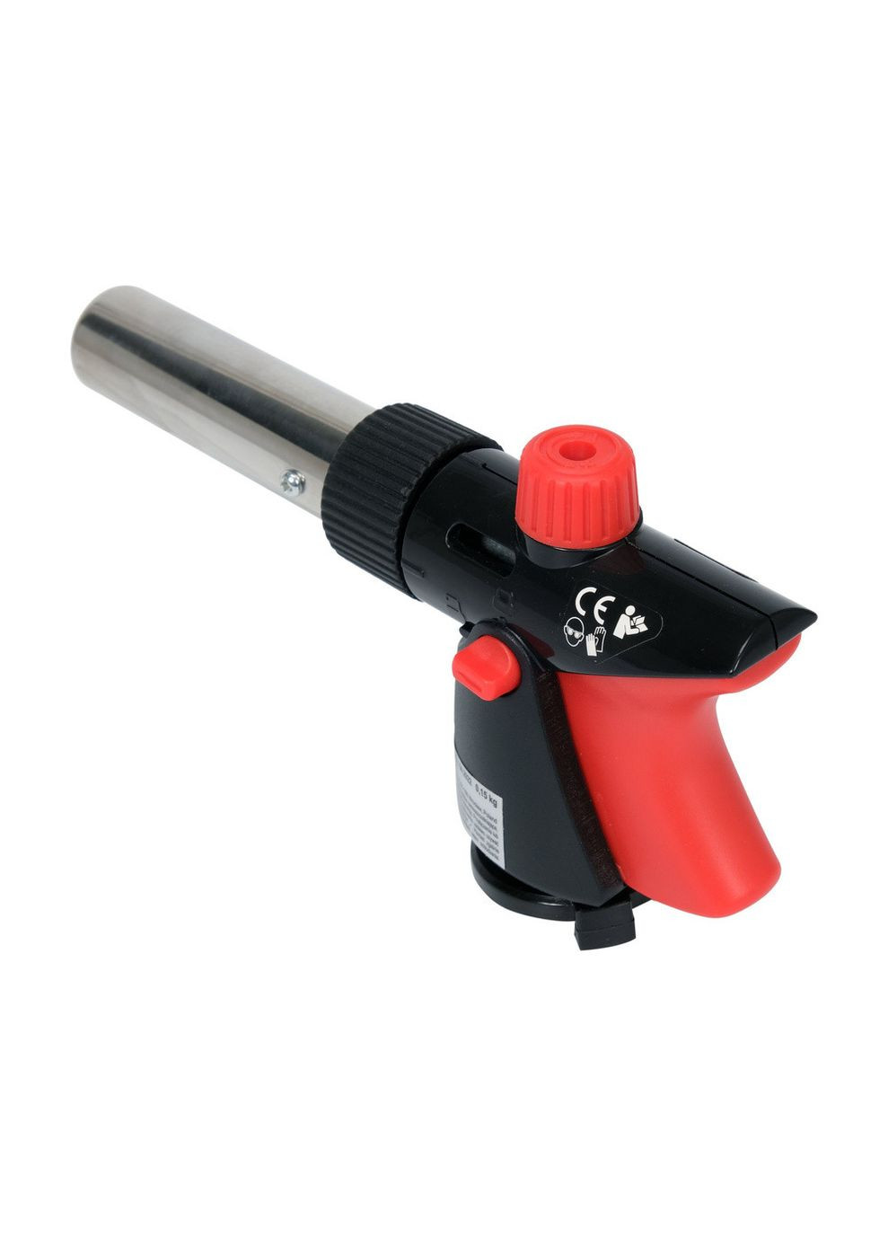 Газовий пальник YT-36712 з п'єзопідпалом, цанга, 360°, 1300°C YATO (365330208)