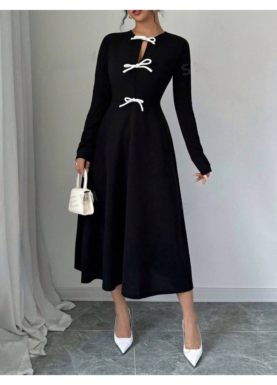 Чорна вишукана сукня Fashion