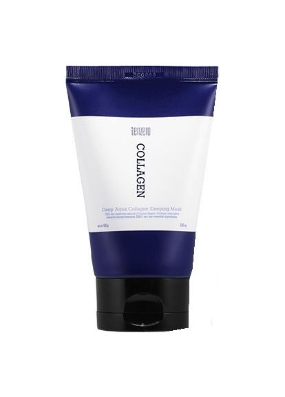 Нічна зволожуюча маска для обличчя Agua Collagen Sleeping Mask 100g (1513106-40562460) Tenzero (368634657)