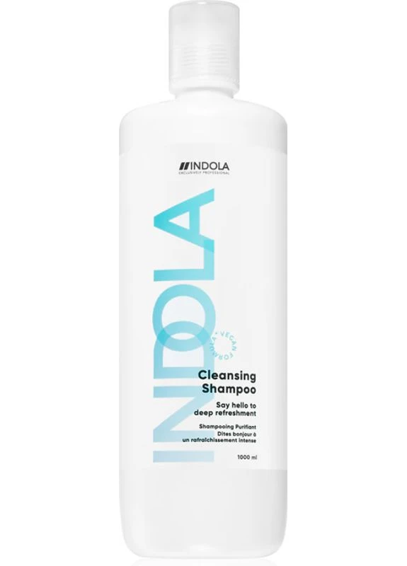 Очищающий шампунь для волос Cleansing Shampoo, 1000 мл Indola (396357970)
