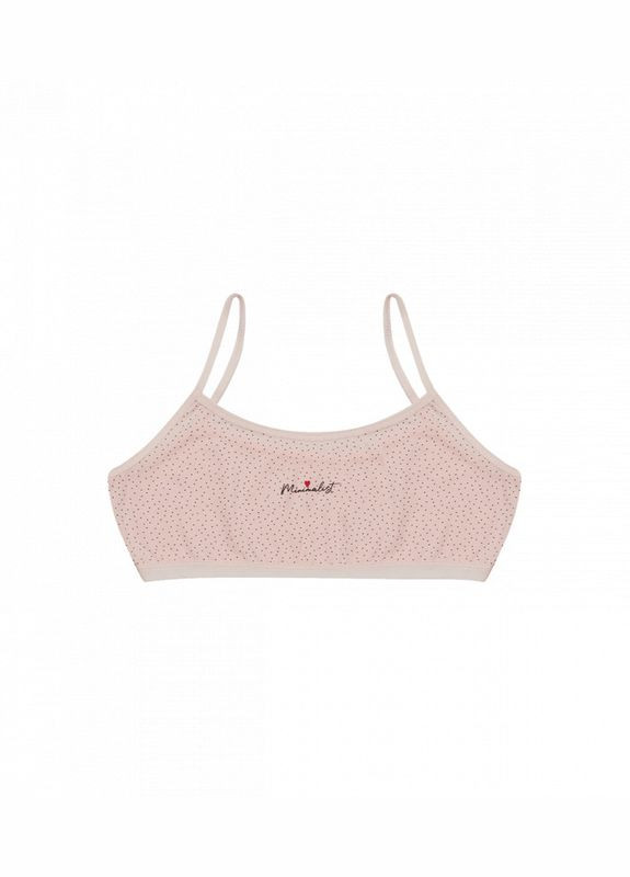 Персиковий підлітковий топ з малюнком Donella бавовна