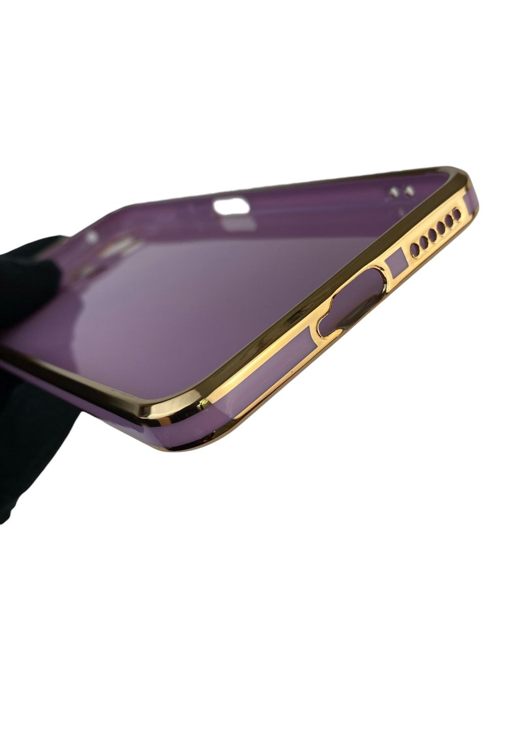 Чохол для Mi 11 Lite 5G NE із захистом камери із золотою окантовкою на сяомі мі 11 лайт не чорничний gs1 Xiaomi (366233421)