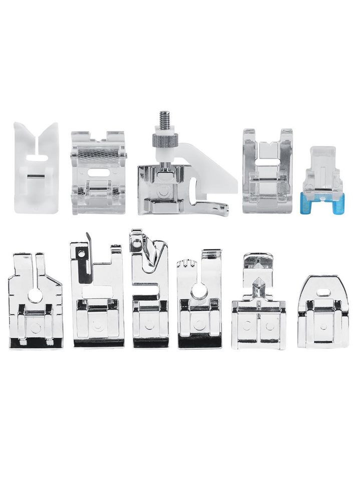 Набор прижимных лапок для швейных машин 11 штук No Brand (327400572)