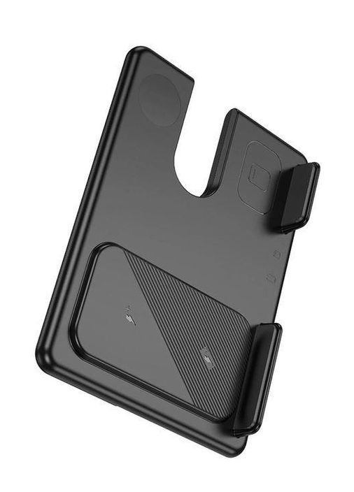 Беспроводное зарядное устройство — подставка 3в-1 для телефона часов наушников — CQ2 черный Hoco (283037817)