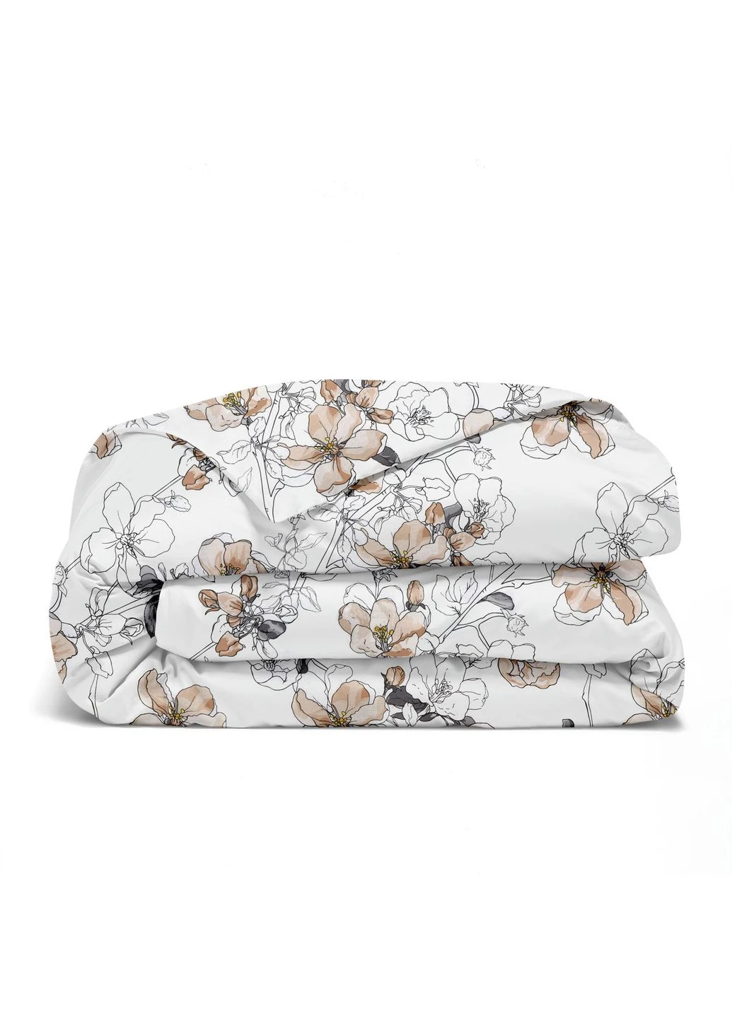 Євро постільна білизна з простирадлом на резинці PASTEL FLOWERS CS1 (4822052145159) Cosas (392821056)