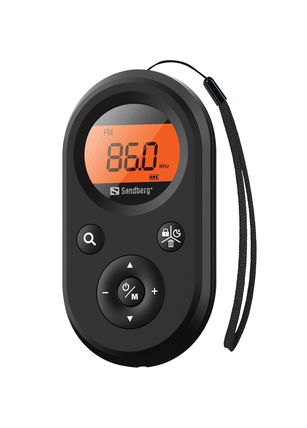 Радио приемник FM/AM карманный (Rechargeable) с наушниками, Sandberg (315028914)