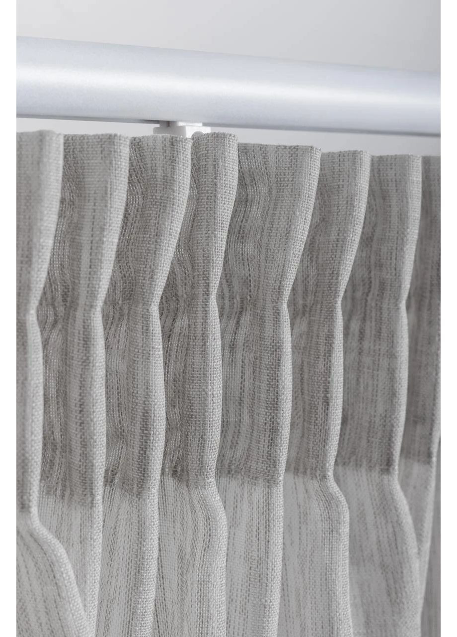 Льняная тюль 3,5м х от 2,5м до 3м HYGG (370598695)