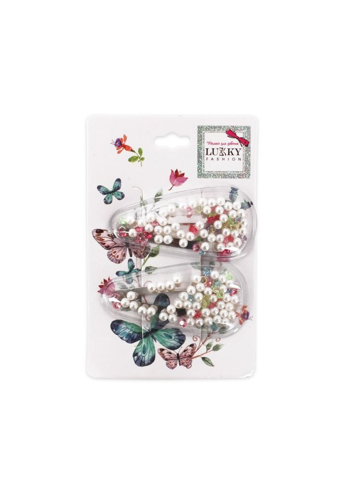 Затискач дитячий для волосся T18431, 2 штуки Lukky (344447485)