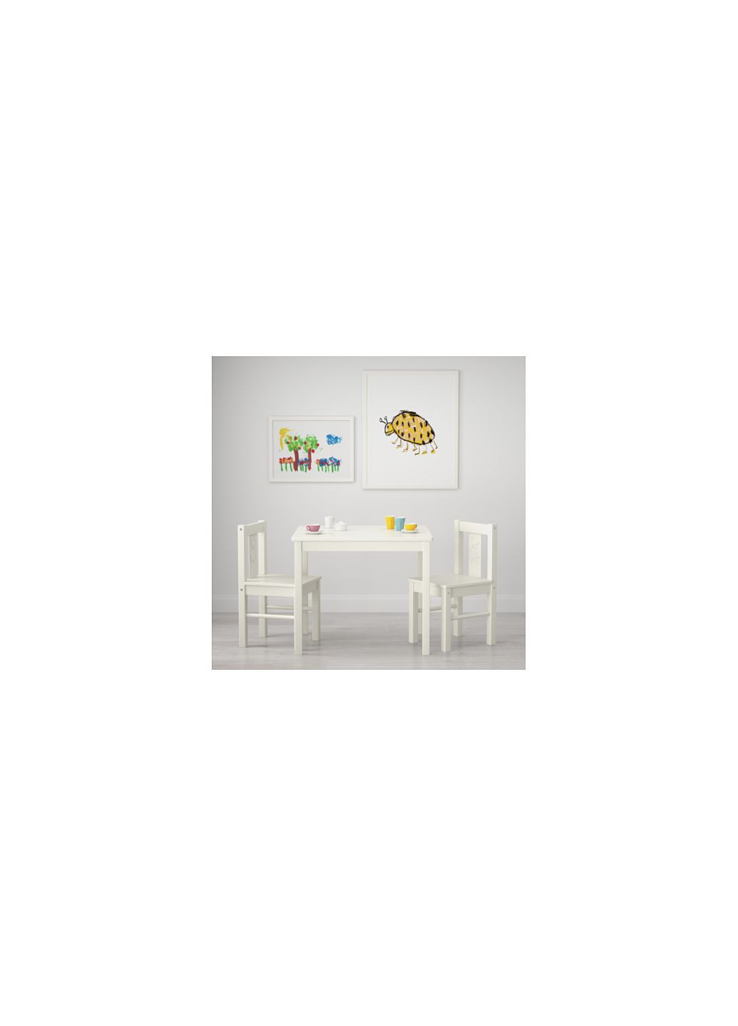 Дитячий стілець білий IKEA (272150132)