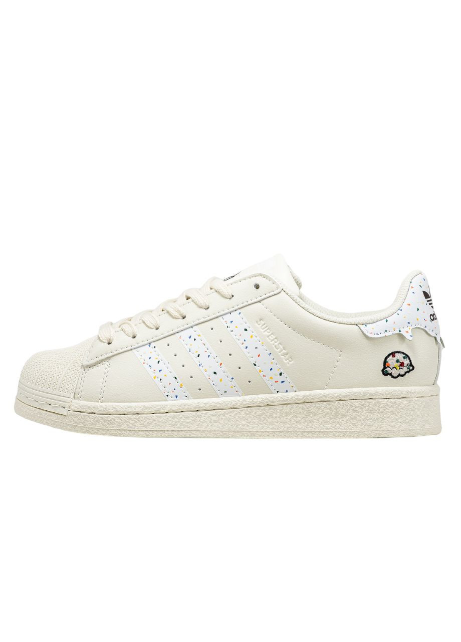 Кросівки жіночі No Brand Superstar бежеві демісезони (297869448)