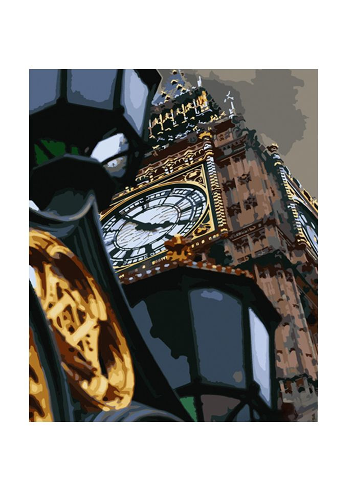 Картина по номерам для взрослых Биг-Бен хлопковая развивающая см Strateg (362438968)