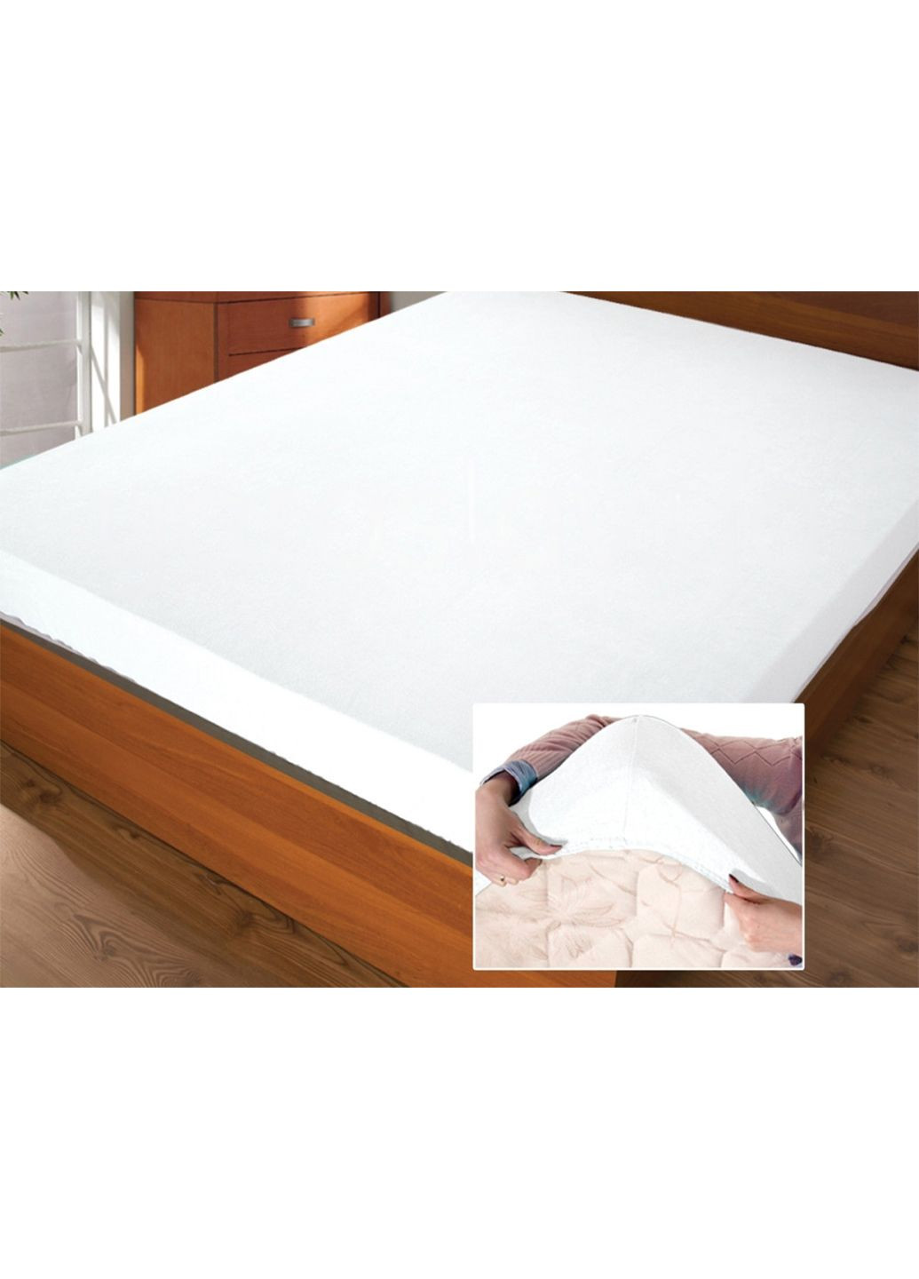 Простирадло махрове на резинці 11, 200х140х20 Ярослав (352473309)