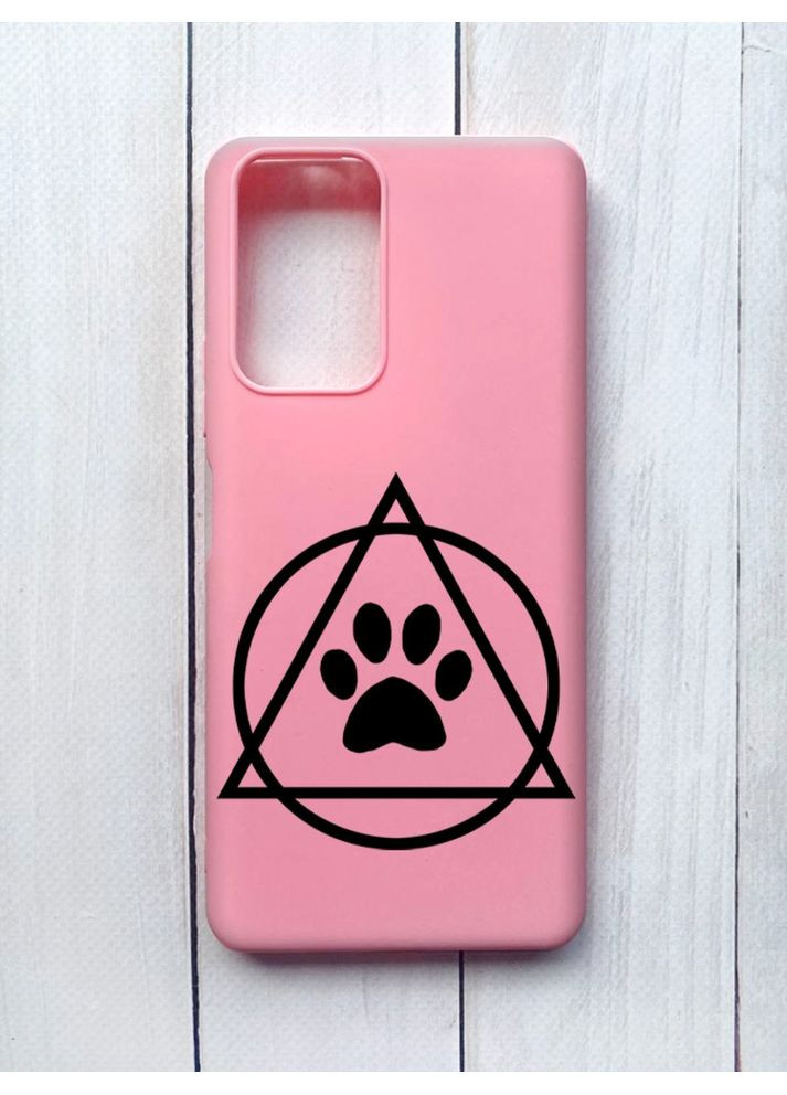 Матовий чохол на Xiaomi Redmi Note 10 Pro/10 Pro Max Рожевий Логотип квадроберів (принт 394) Creative (355388637)