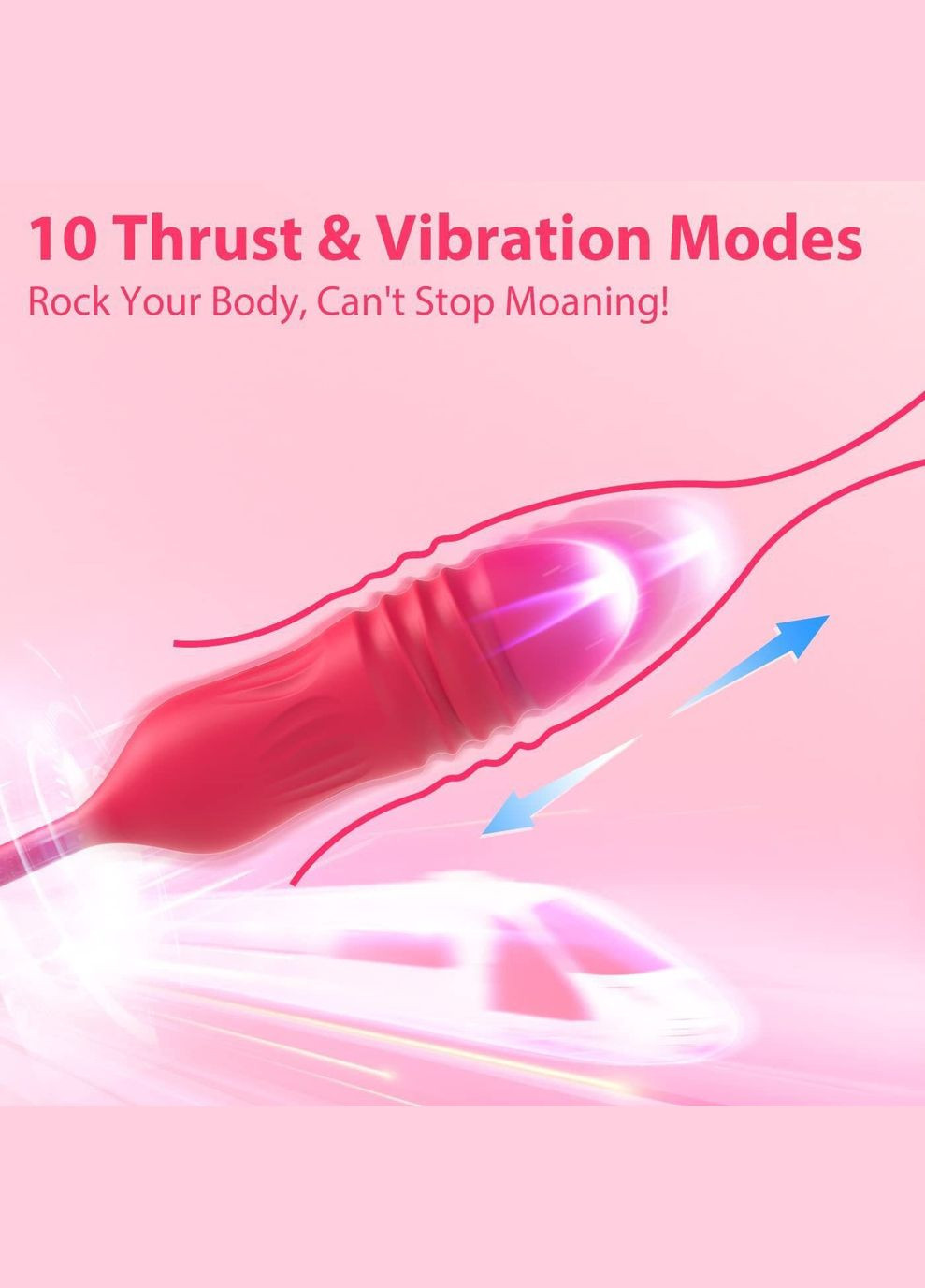 Вібратор троянда для жінок зі стимуляцією для клітора жіночий, 10030 Soft Touch (290149735)