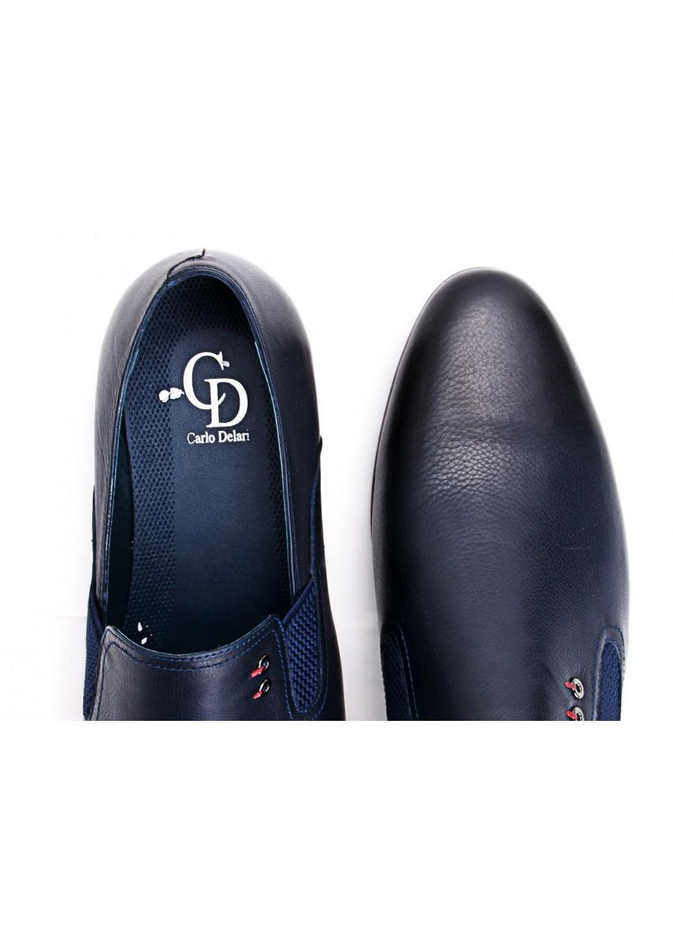 Темно-синие туфли 7161305 цвет тёмно-синий Carlo Delari