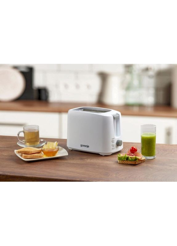 Тостер T700XG, 850Вт, функц. размораживание, автоотключение, пластик, Gorenje (364275205)