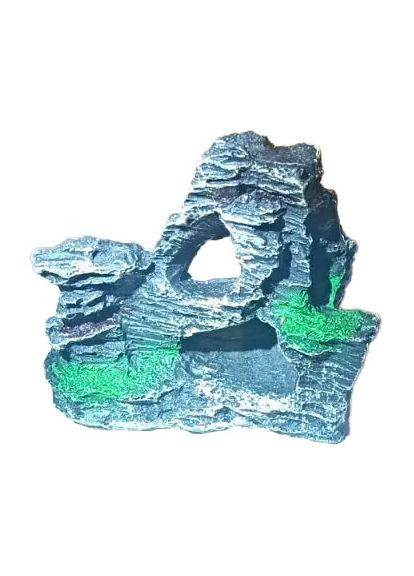 Декорация для аквариума Грот с двумя пещерами маленький, керамика, 8.5х4.5х8.5 см No Brand (336873495)