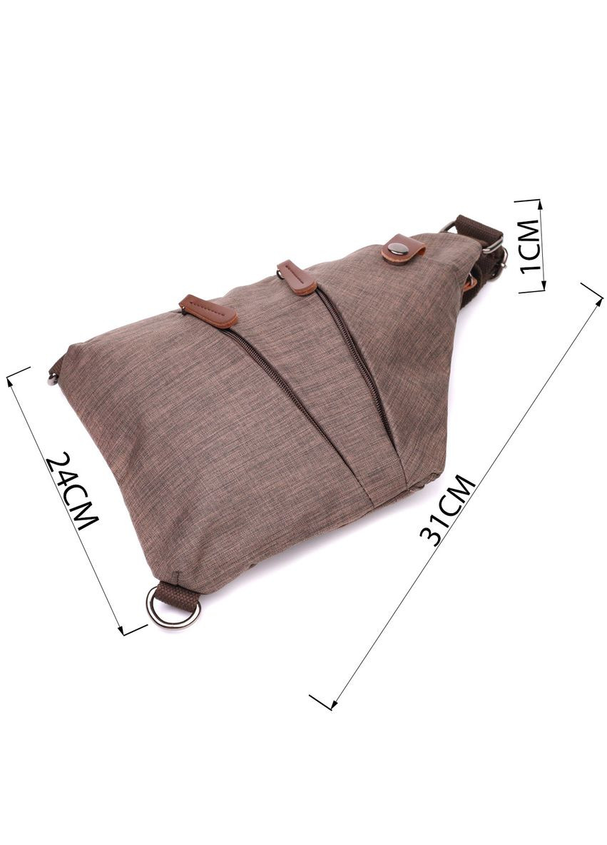 Замечательная сумка через плечо для мужчин из текстиля 22198 Vintage (329151229)