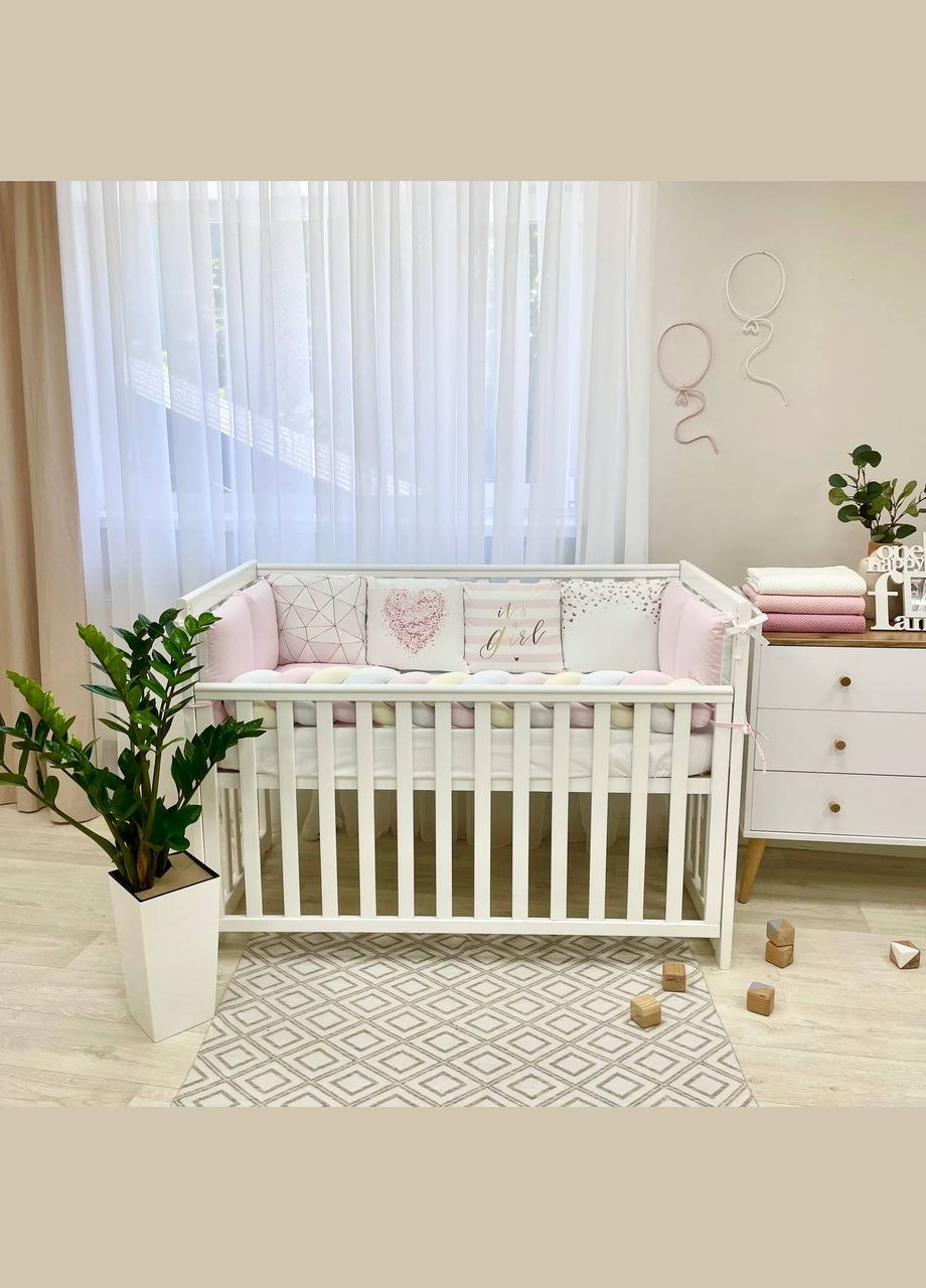 Постель Комплект "Арт дизайн" 6 пр Геометрия розовая, 0239249 0239249 MSonya (302293799)