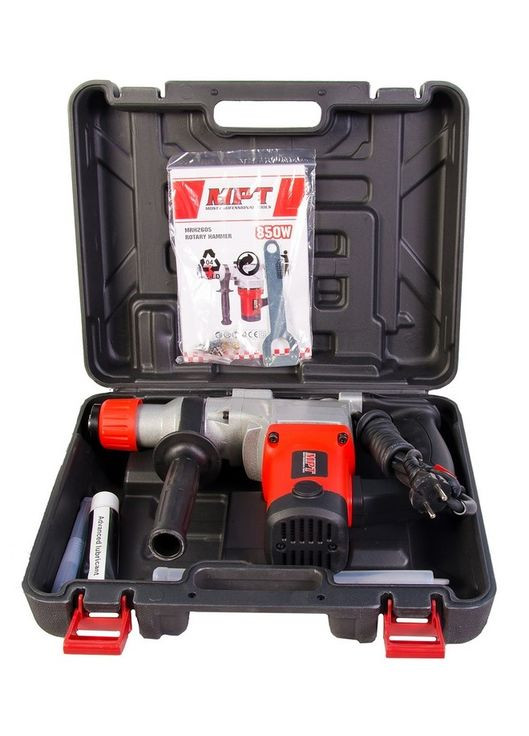 Перфоратор " ", 26 мм, 850 Вт, 800 об/хв, 4500 уд/хв, 2 режими. Black and Red (MRH2605) MPT (340910382)