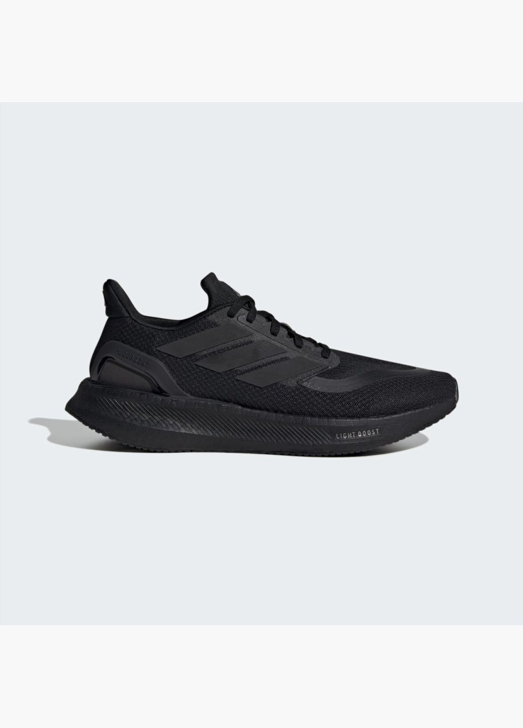 Чорні кросівки чоловічі pureboost 5 running shoes black id1158 adidas