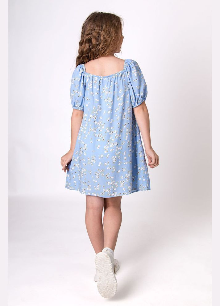 Блакитна літня сукня для дівчинки Mevis (322094915)