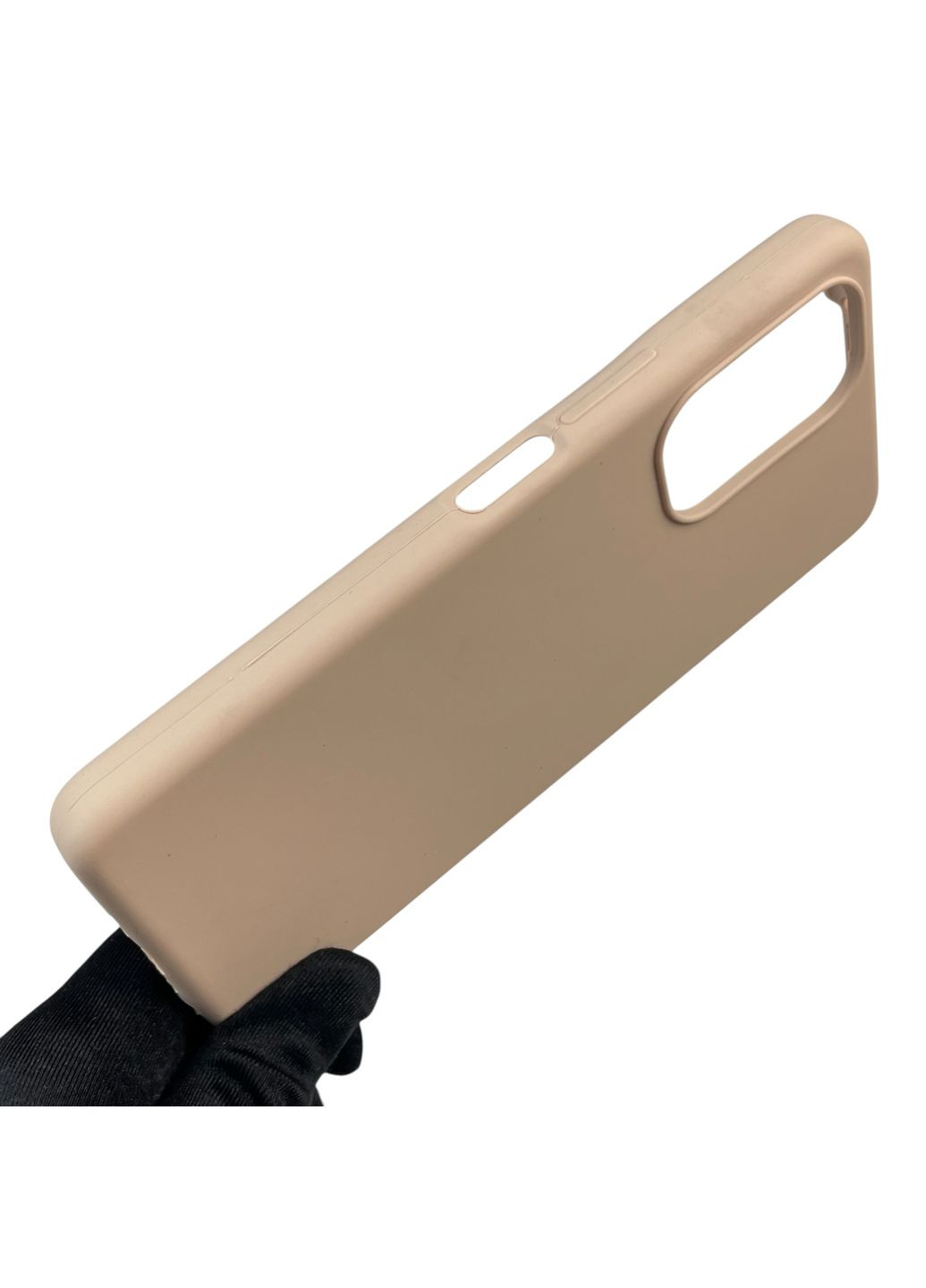 Чехол для Camon 19 Pro (CI8n) силиконовый с микрофиброй нескользящий на техно камон 19 про пудровый Tecno (366390429)