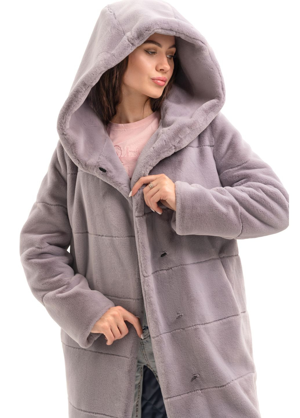 Шуба Опра серый Emass (270287005)