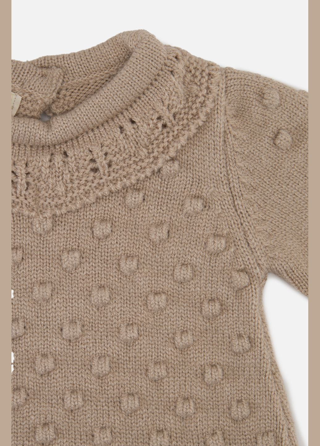 Бежевый зимний костюм с брюками для девочки цвет бежевый cb-00253238 Zeni