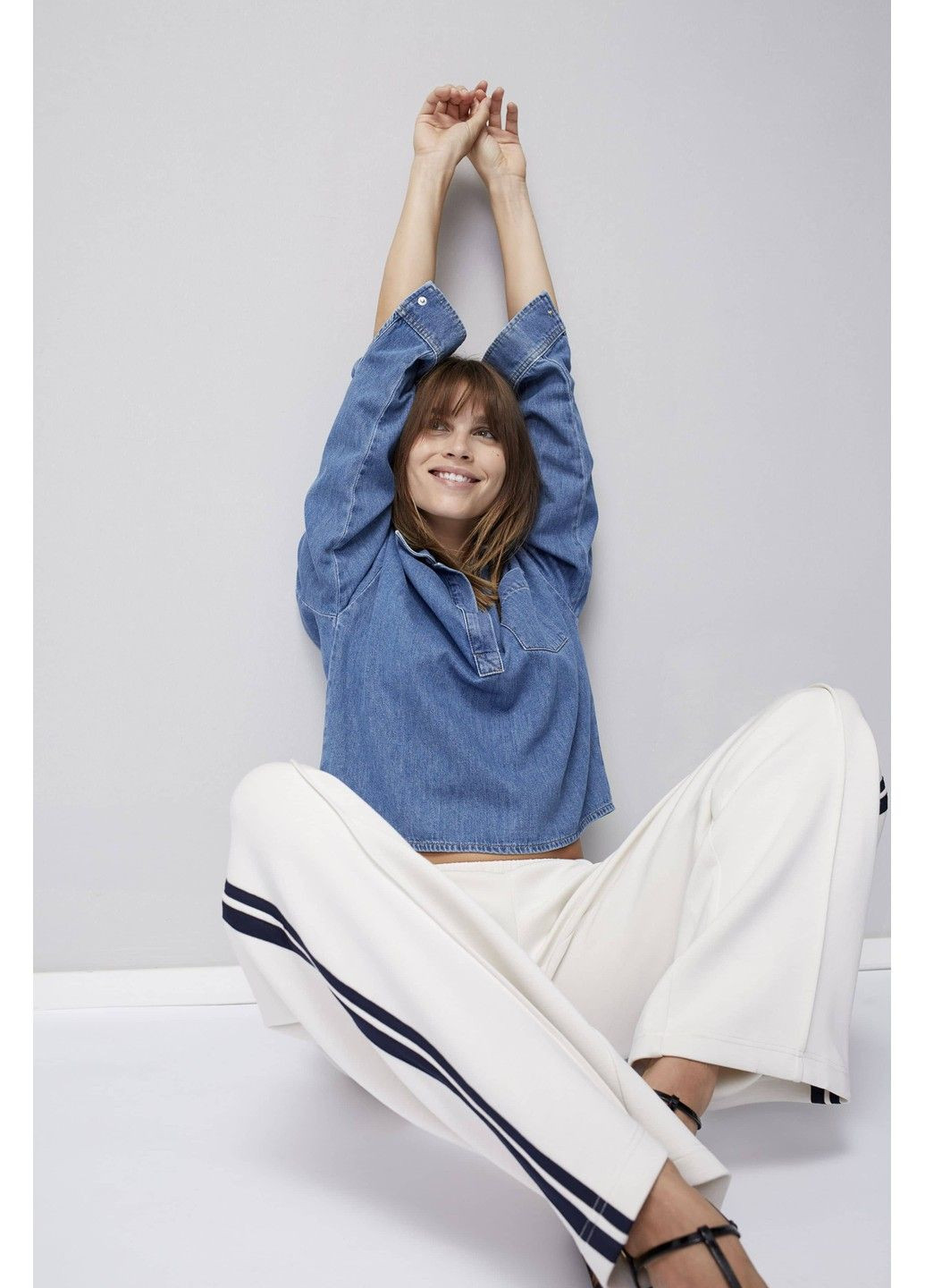 Женские брюки Белый Oui (342097805)