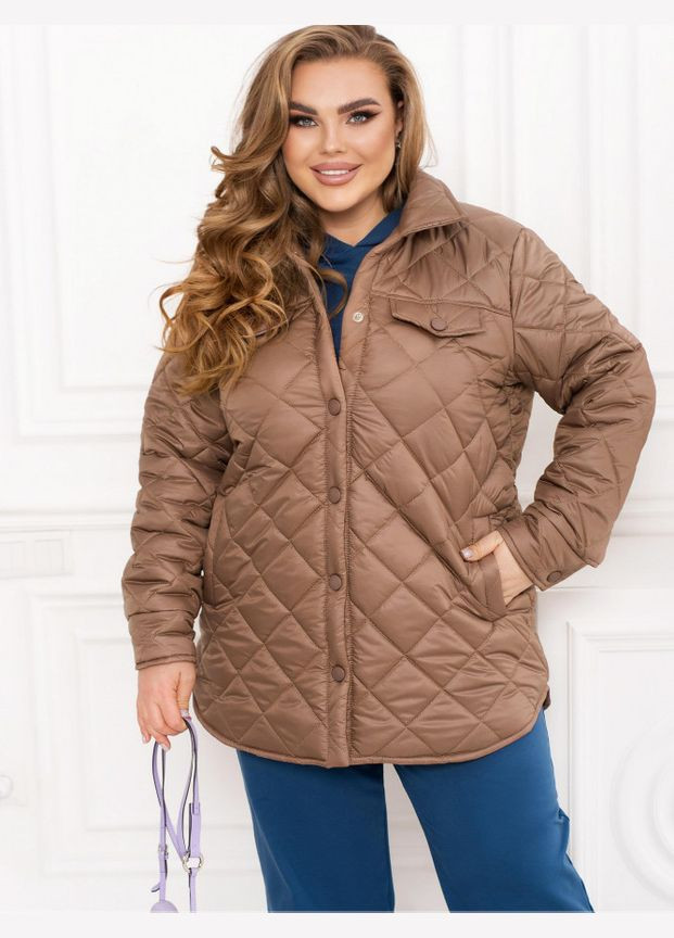 Кавова демісезонна куртка Liton