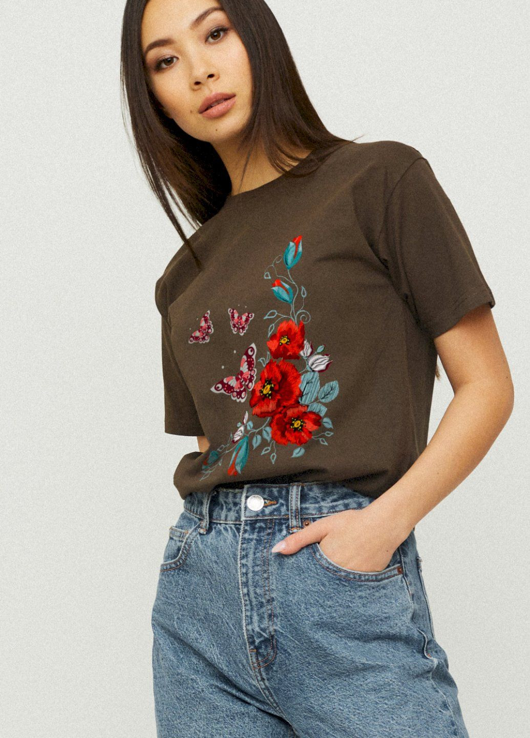 Футболка Boyfriend / дышащий принт / YAPPI - (252385821)