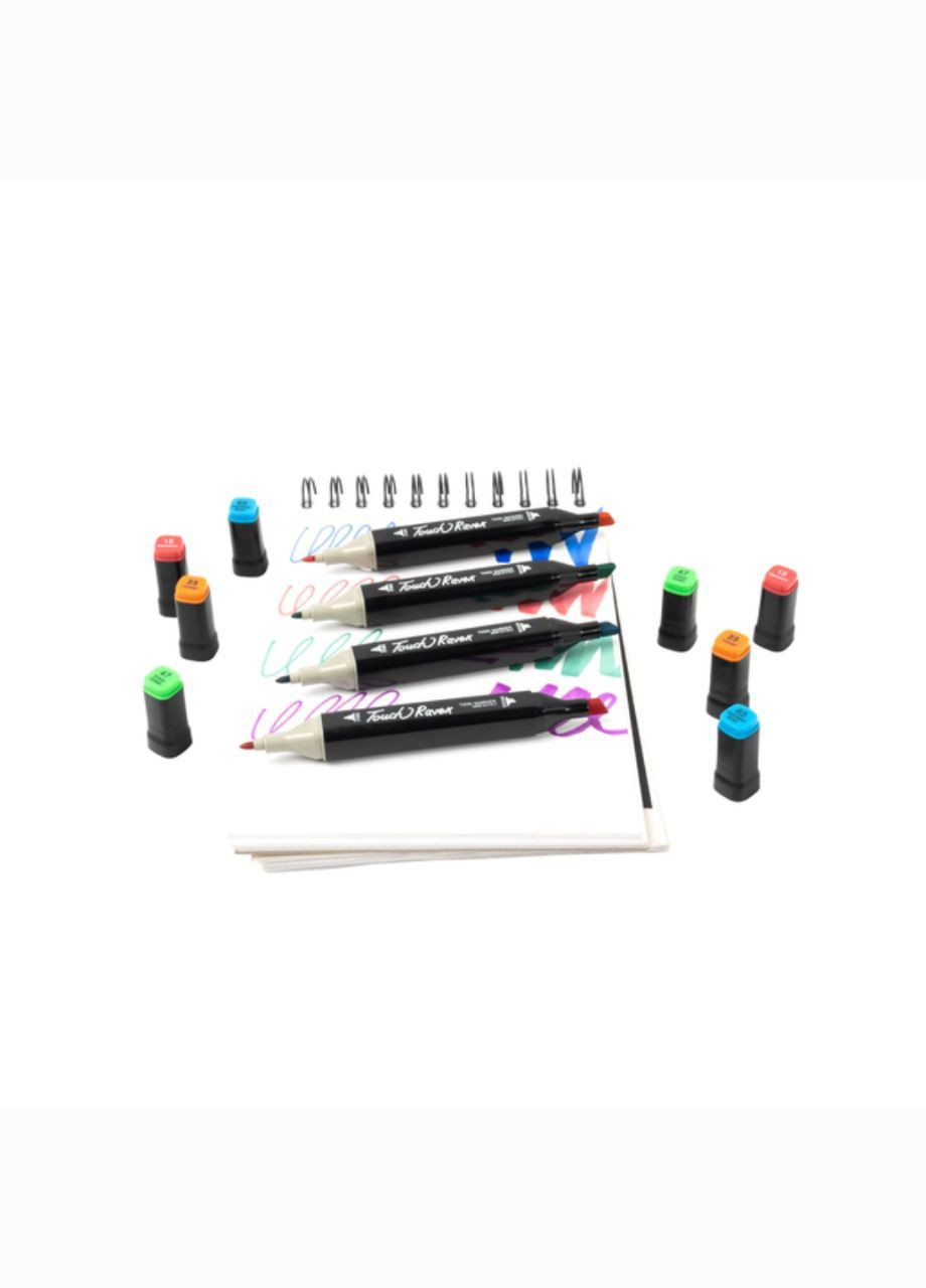 Набор двусторонних скетч маркеров в чехле Touch 120 шт (296108499)