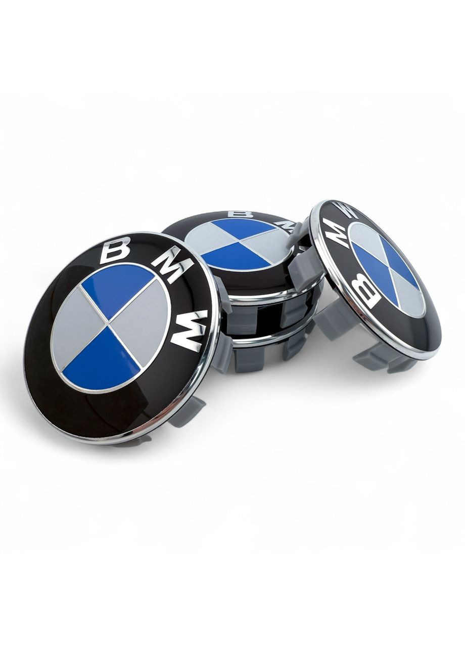 Колпачок в диски БМВ заглушка для дисков 68/65 мм. синий белый логотип комплект 4 шт. BMW (354698549)