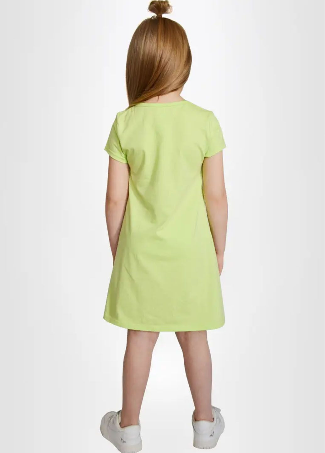 Фисташковое платье для девочки Роза (325220121)