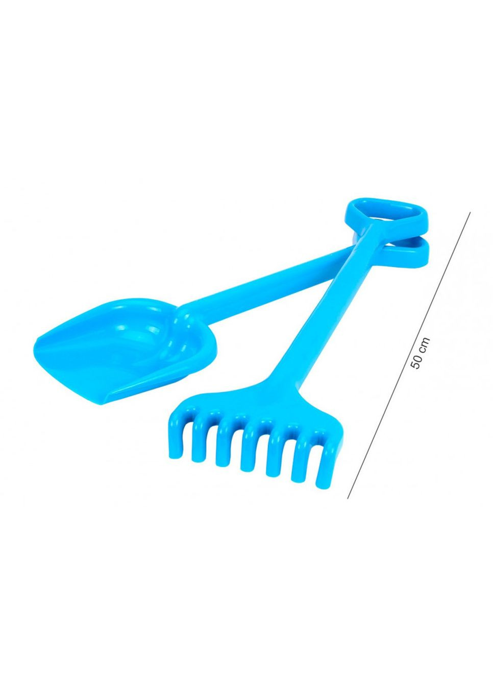 Іграшкова Лопатка з грабельками "Гулівер" 1424TXK, довжина 50 см No Brand (365249856)