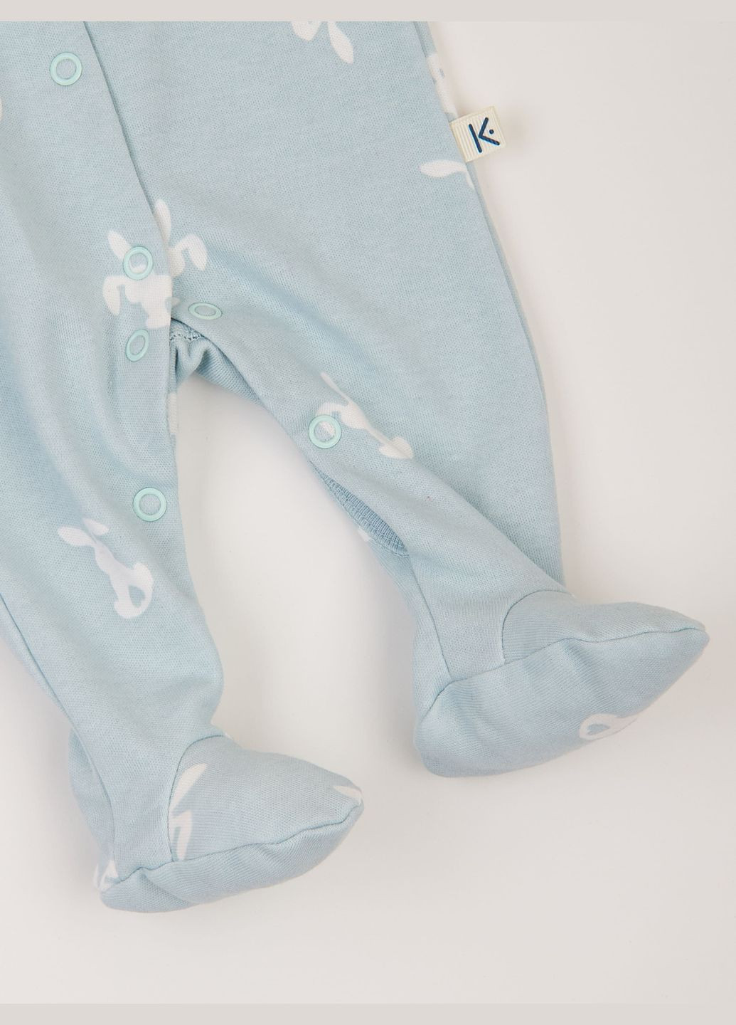 Чоловічок дитячий утеплений ментоловий "Зайчики" KRAKO (313834249)