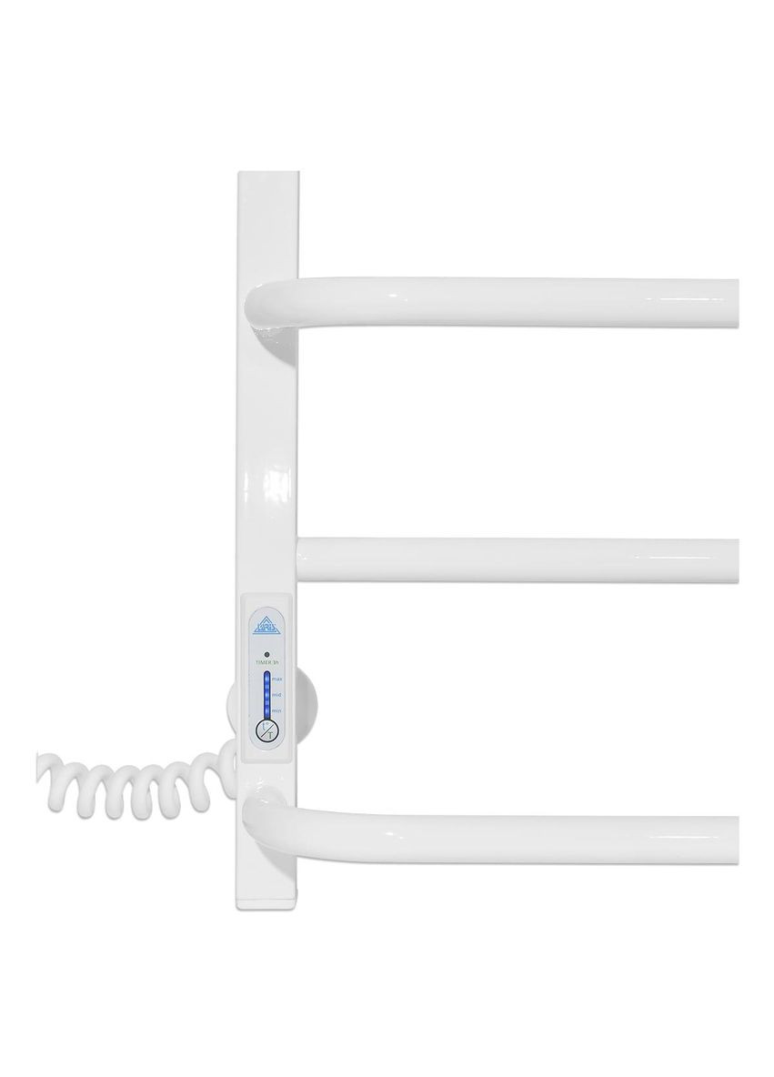 Електричний полотенцесушитель Зебра Практик ЧК6 1000Х600 Е білий Laris (318681401)