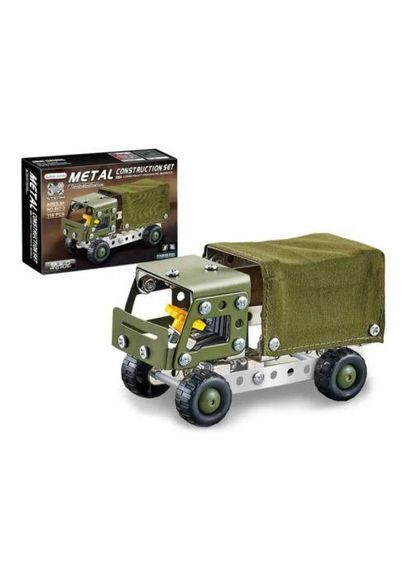 Конструктор металлический "Военная техника", 116 дет. No Brand (368771780)