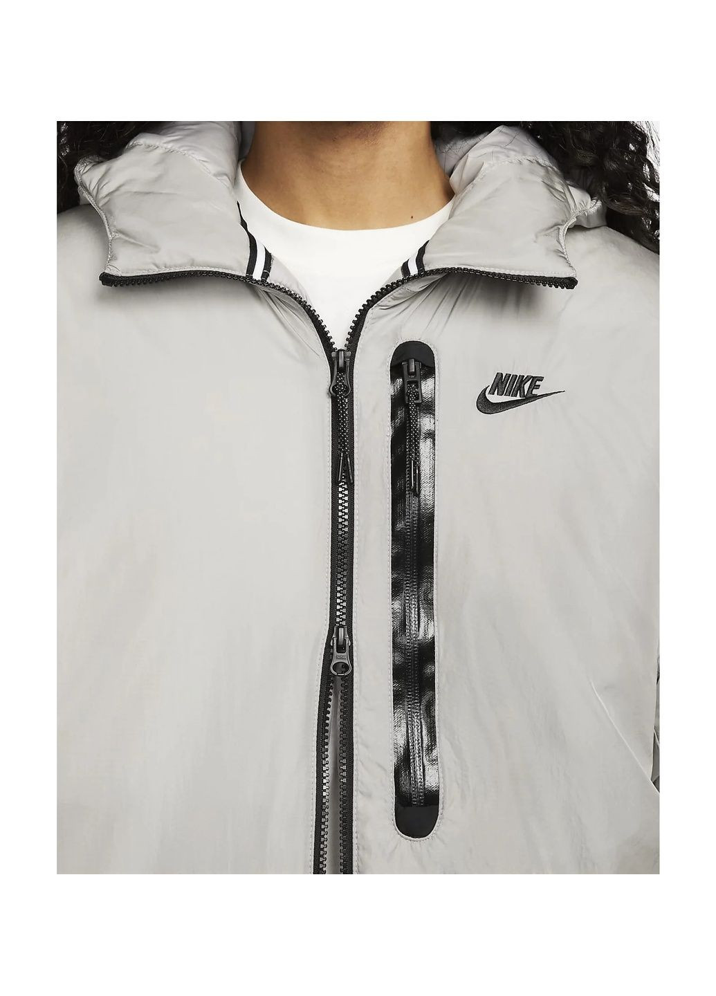 Серая куртка мужская m tf filled jkt wvn tech+ grey dq4742-016 Nike
