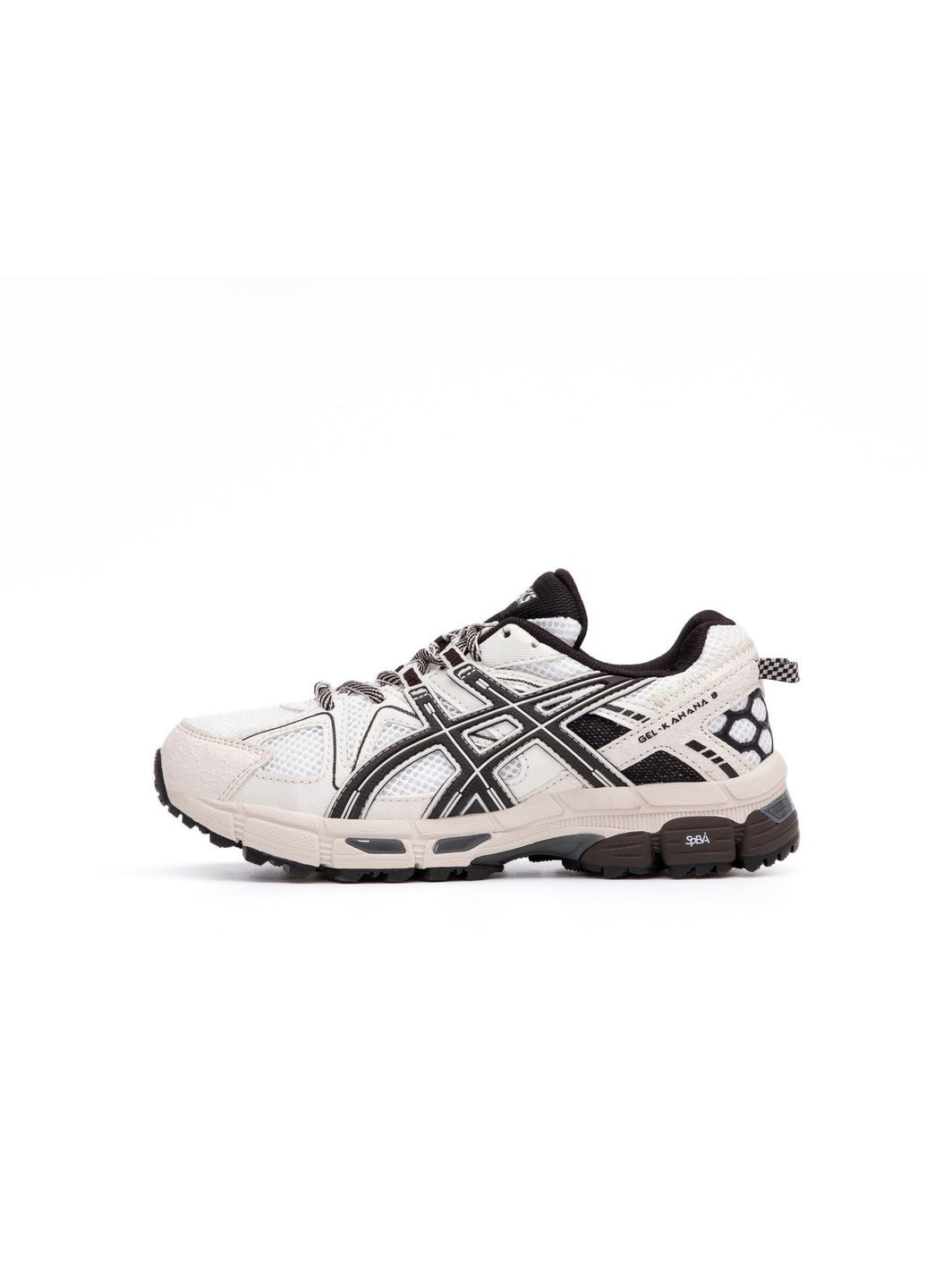 Білі Осінні чоловічі кросівки asics white black No Brand Gel-Kahana 8
