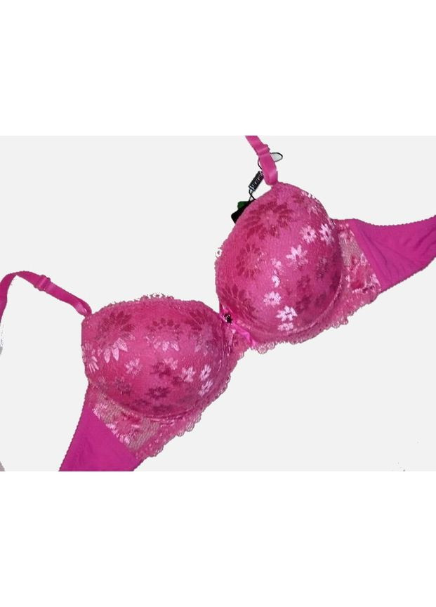 Рожевий бюстгальтер з великим пуш-ап чашка а LuLoLa з кісточками