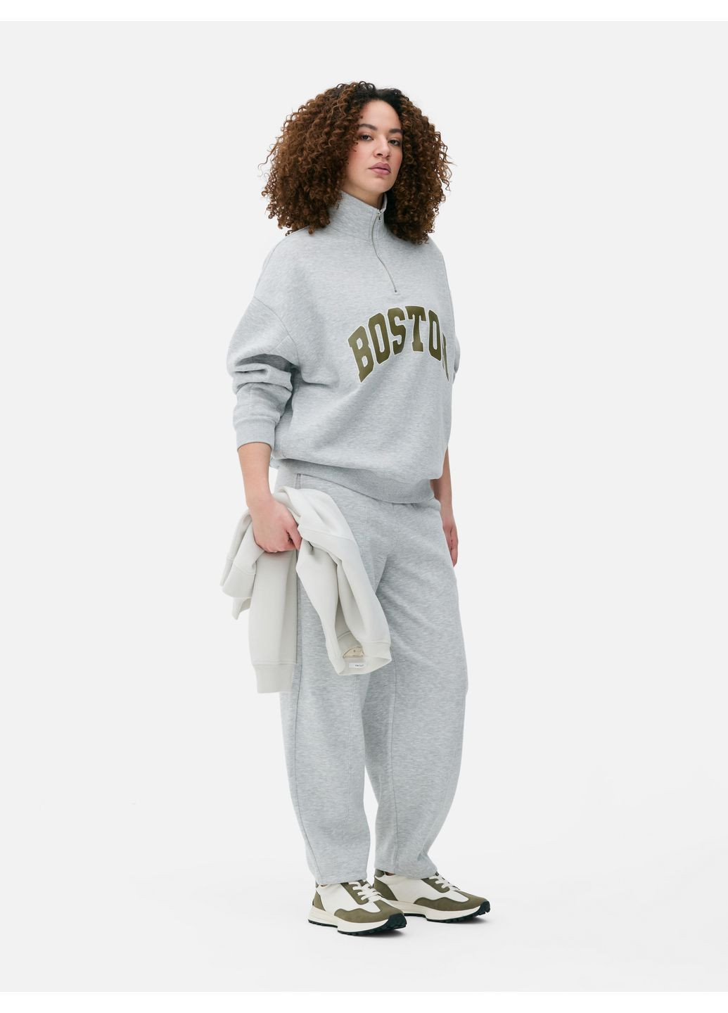 Штаны флис,светло-серый меланж, Primark (372127485)