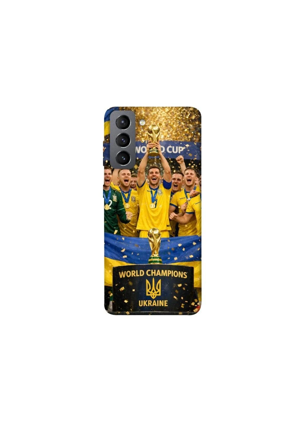 Чехол на Samsung Galaxy S21 FE UA-Football ver.5 Frontalka (385508800)