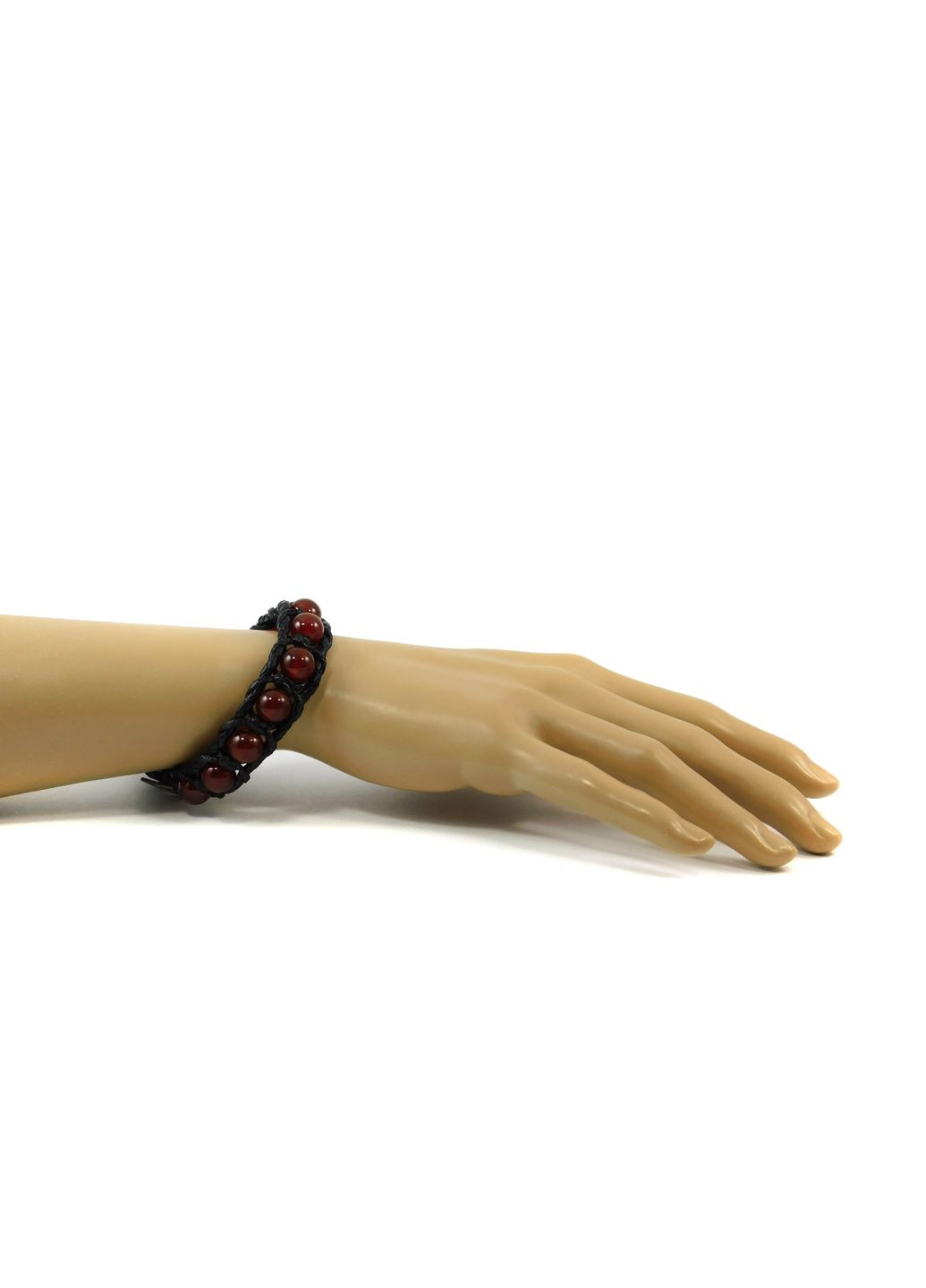 Браслет шкіра "Арест" Сердолік 19 Fursa fashion (322316383)