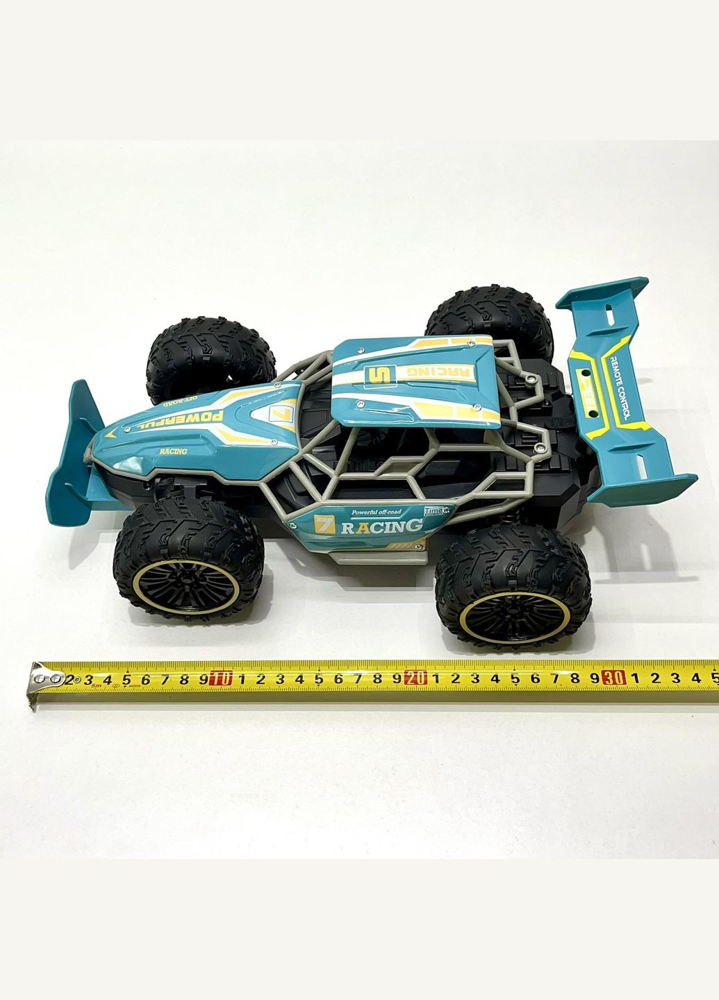 Машинка на радиоуправлении с парогенератором и светом 32,5см 1:12 Голубая (W3383) No Brand (306549363)