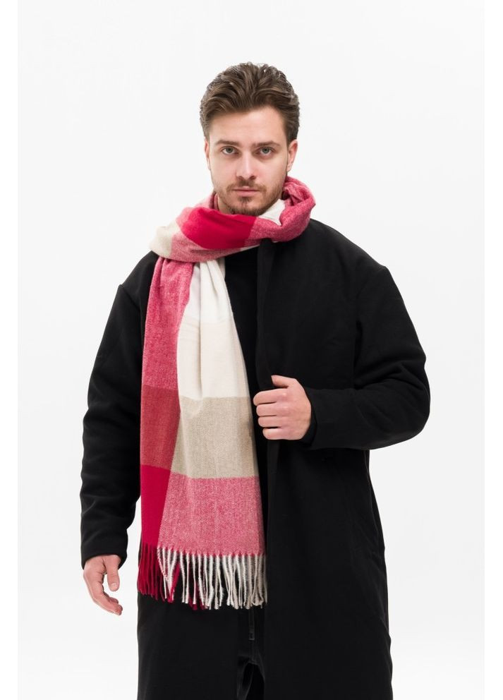 Шарф у клітинку Terner Red Without (365065987)